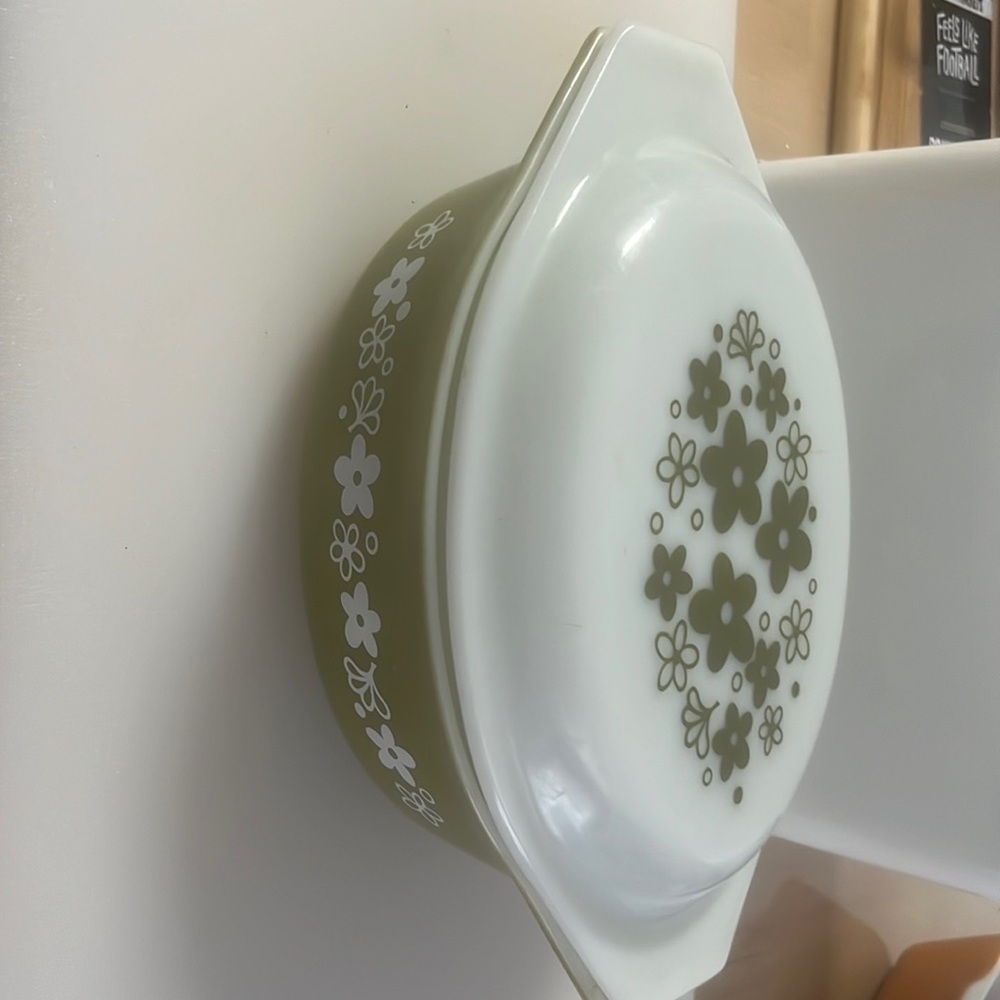 PYREX VINTAGE SPRING BLOSSOM 043 1.5 qt casserole